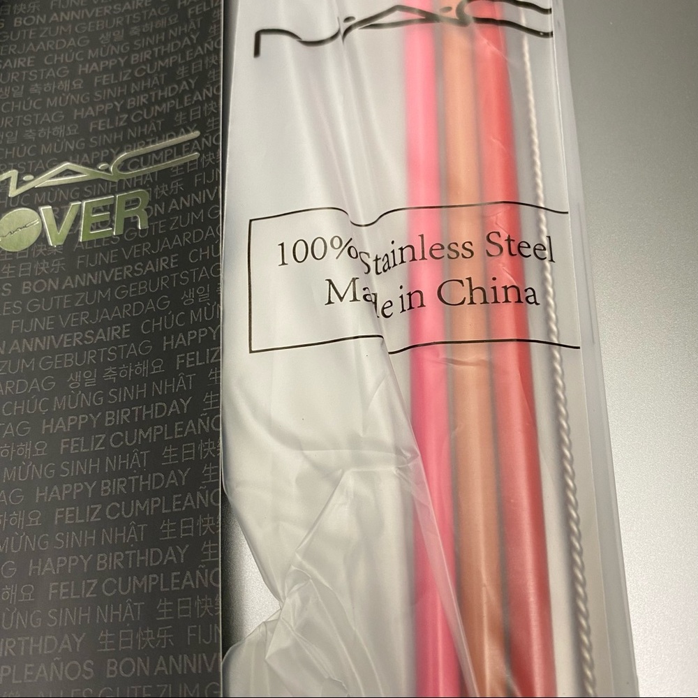 MAC LOVER Stainless Steel Straw & Pouch Set - Picture 6 of 9